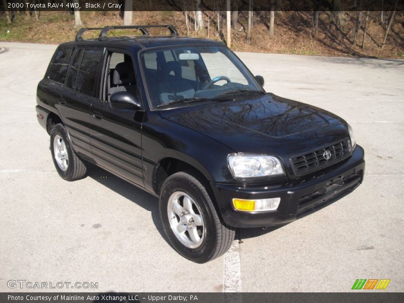 Black / Gray 2000 Toyota RAV4 4WD