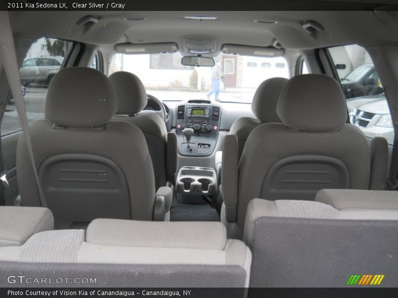 Clear Silver / Gray 2011 Kia Sedona LX
