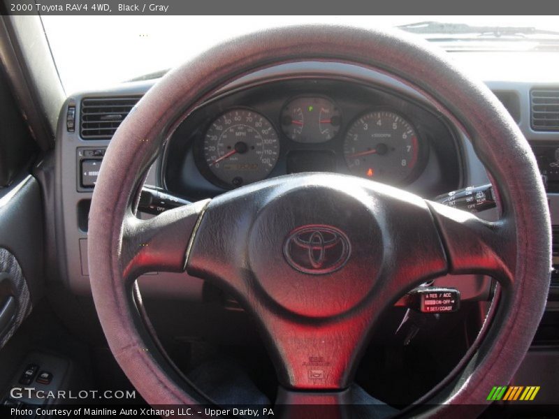 Black / Gray 2000 Toyota RAV4 4WD