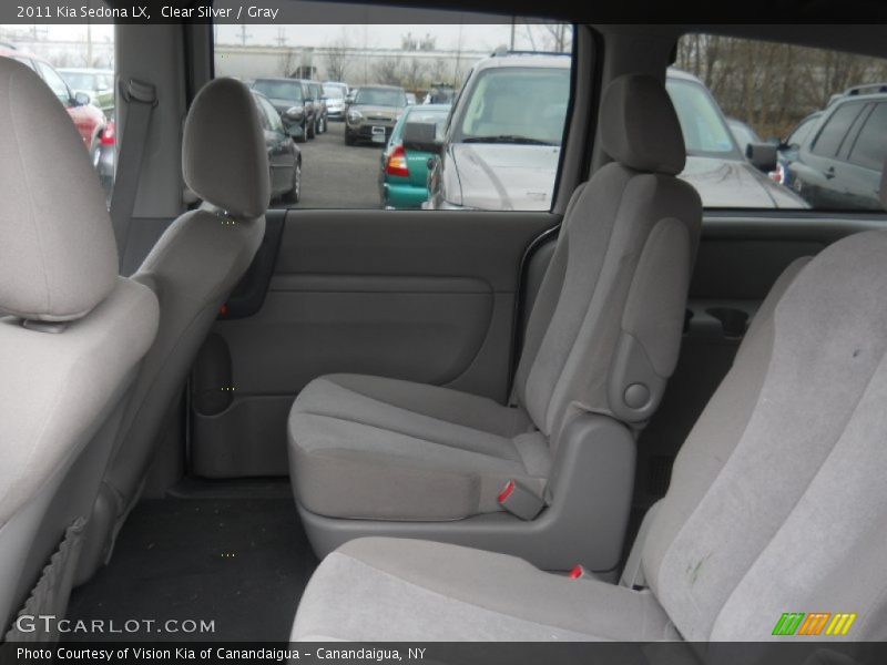 Clear Silver / Gray 2011 Kia Sedona LX