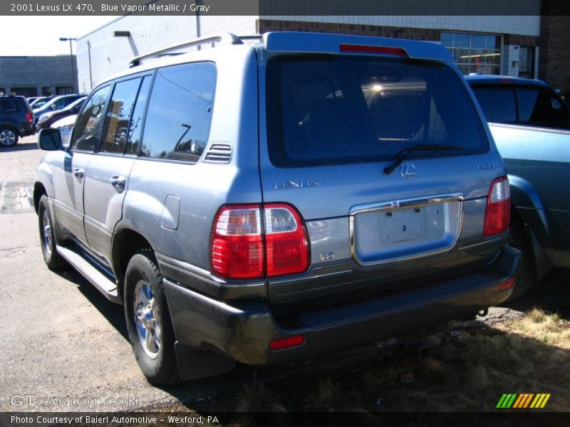 Blue Vapor Metallic / Gray 2001 Lexus LX 470