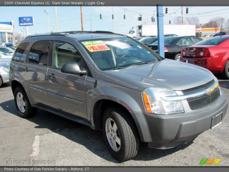 Dark Silver Metallic / Light Gray 2005 Chevrolet Equinox LS