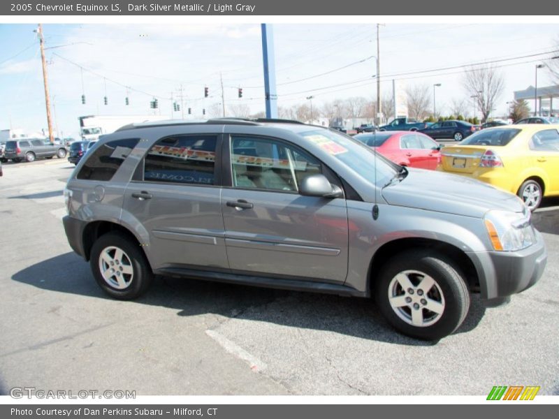 Dark Silver Metallic / Light Gray 2005 Chevrolet Equinox LS