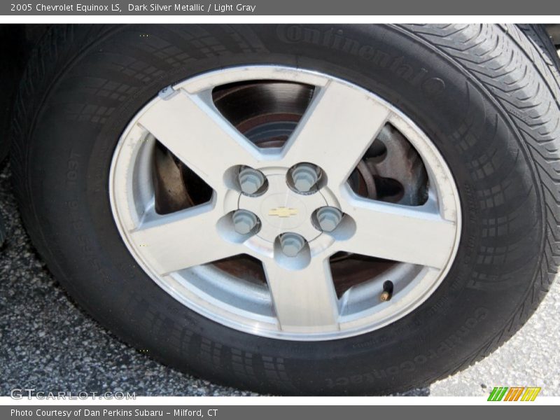 Dark Silver Metallic / Light Gray 2005 Chevrolet Equinox LS