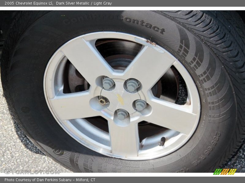 Dark Silver Metallic / Light Gray 2005 Chevrolet Equinox LS