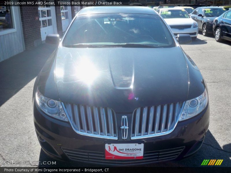 Tuxedo Black Metallic / Charcoal Black 2009 Lincoln MKS AWD Sedan