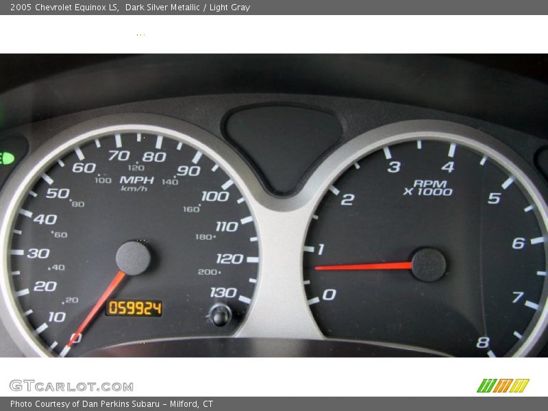 Dark Silver Metallic / Light Gray 2005 Chevrolet Equinox LS