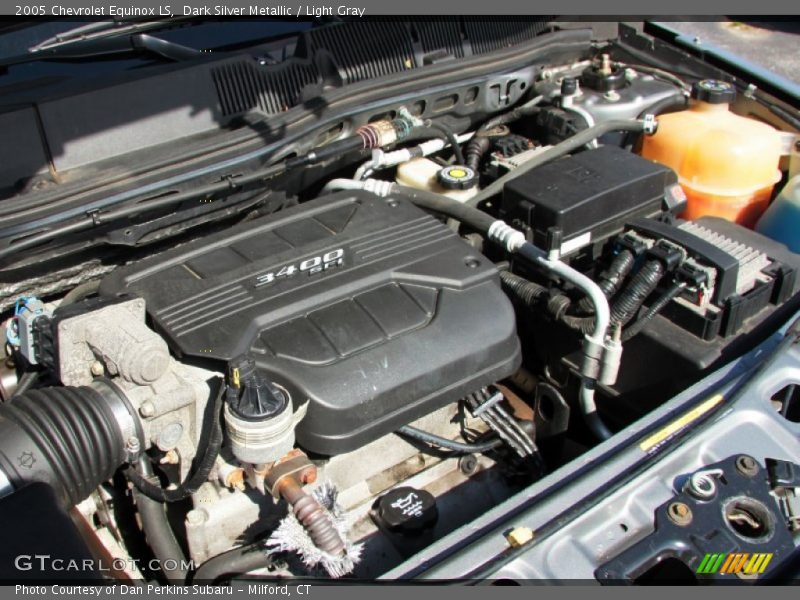 Dark Silver Metallic / Light Gray 2005 Chevrolet Equinox LS