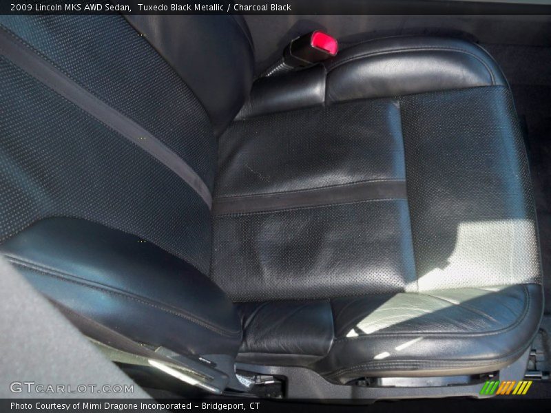 Tuxedo Black Metallic / Charcoal Black 2009 Lincoln MKS AWD Sedan