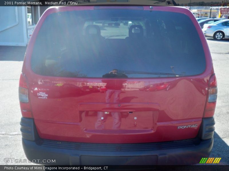 Medium Red / Gray 2001 Pontiac Montana
