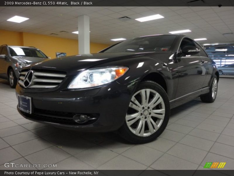 Black / Black 2009 Mercedes-Benz CL 550 4Matic