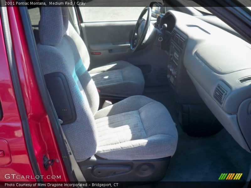 Medium Red / Gray 2001 Pontiac Montana