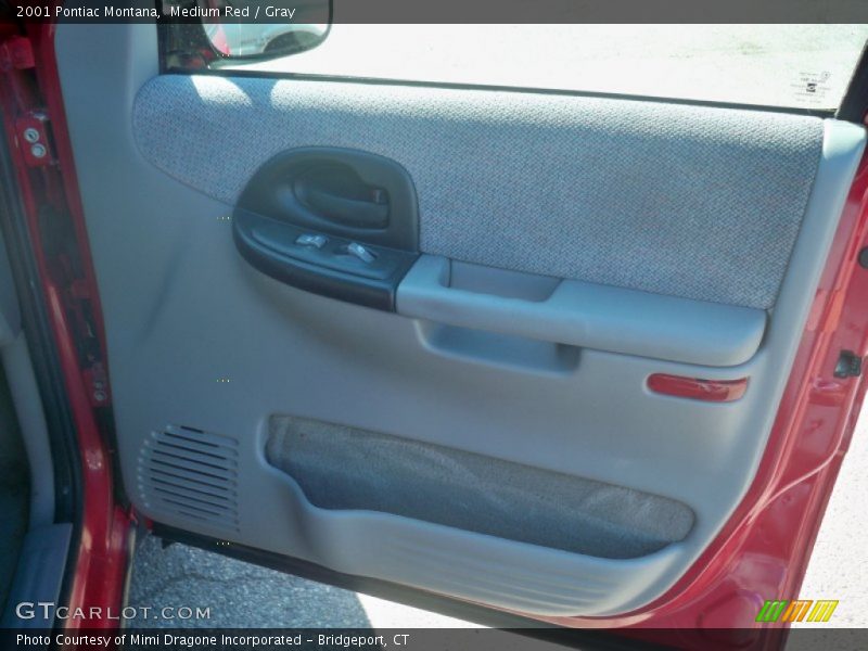 Medium Red / Gray 2001 Pontiac Montana