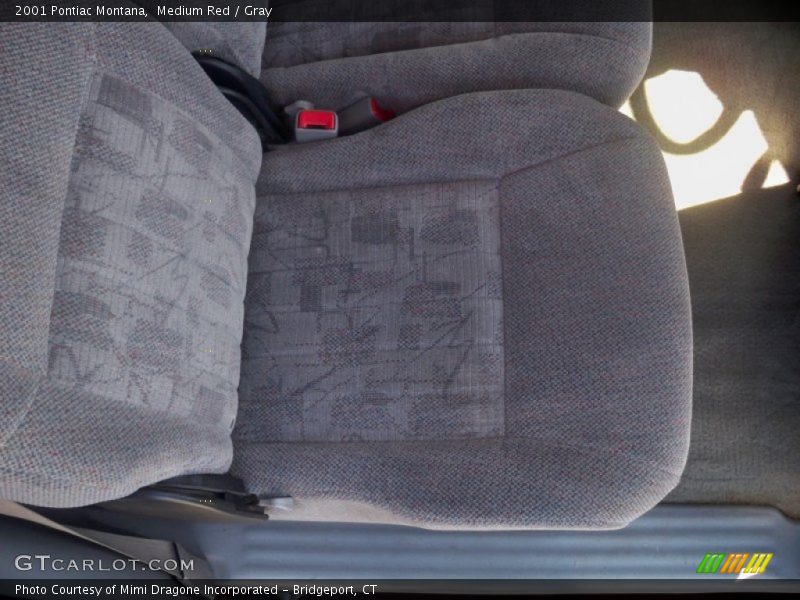 Medium Red / Gray 2001 Pontiac Montana