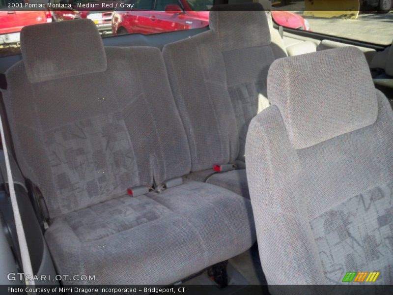 Medium Red / Gray 2001 Pontiac Montana