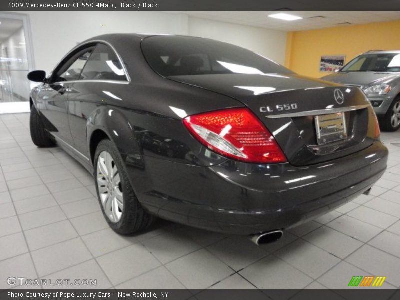 Black / Black 2009 Mercedes-Benz CL 550 4Matic