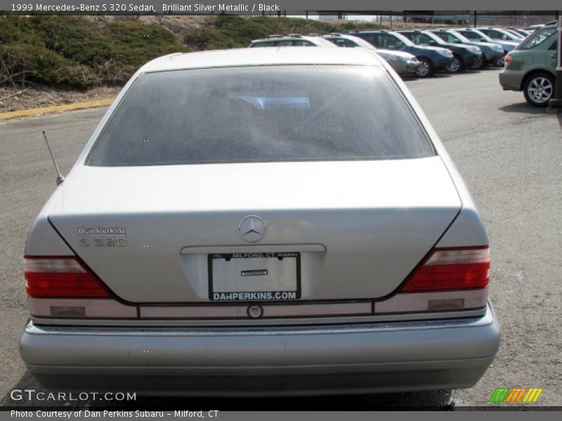 Brilliant Silver Metallic / Black 1999 Mercedes-Benz S 320 Sedan
