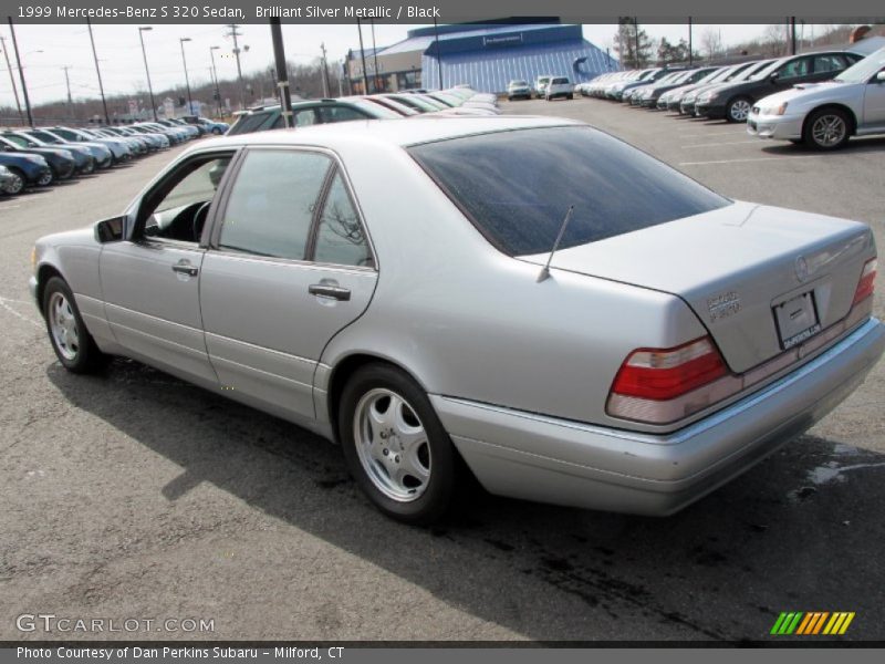 Brilliant Silver Metallic / Black 1999 Mercedes-Benz S 320 Sedan