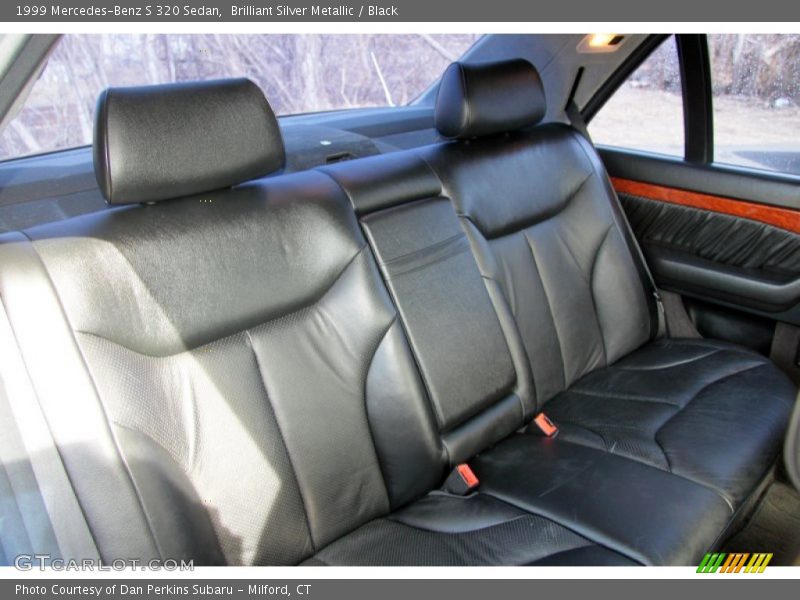 Brilliant Silver Metallic / Black 1999 Mercedes-Benz S 320 Sedan
