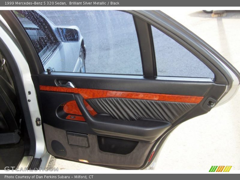 Brilliant Silver Metallic / Black 1999 Mercedes-Benz S 320 Sedan