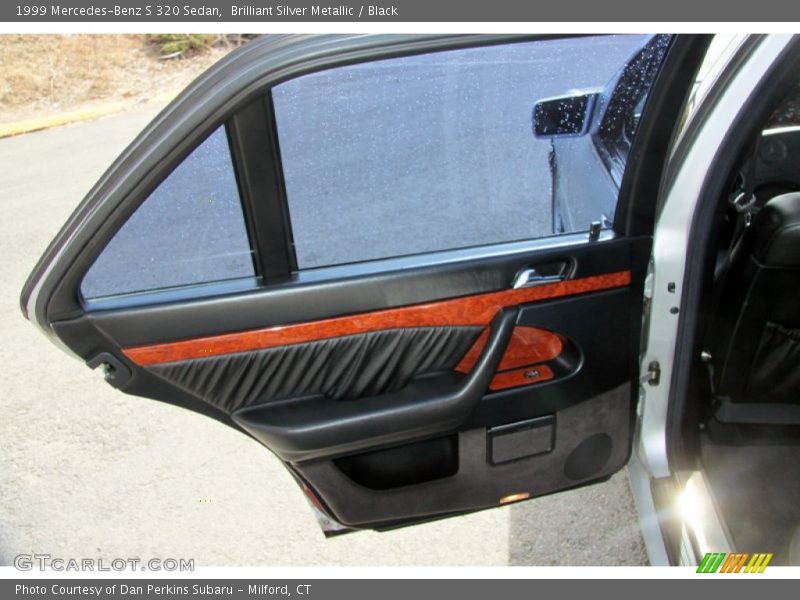 Brilliant Silver Metallic / Black 1999 Mercedes-Benz S 320 Sedan