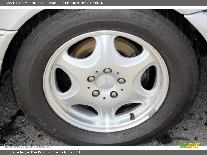 Brilliant Silver Metallic / Black 1999 Mercedes-Benz S 320 Sedan