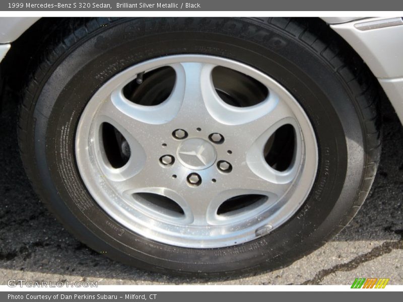 Brilliant Silver Metallic / Black 1999 Mercedes-Benz S 320 Sedan