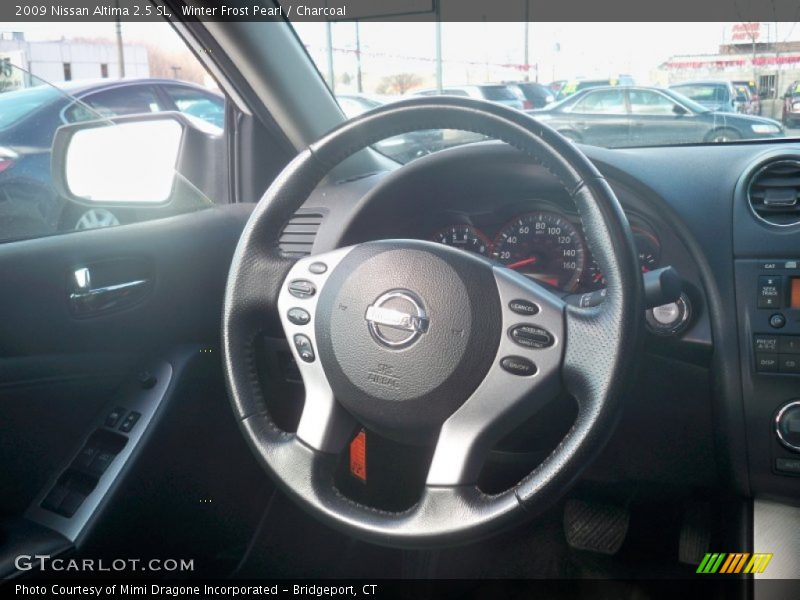 Winter Frost Pearl / Charcoal 2009 Nissan Altima 2.5 SL