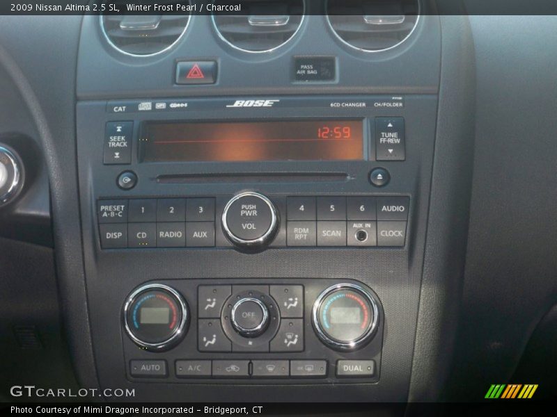 Winter Frost Pearl / Charcoal 2009 Nissan Altima 2.5 SL