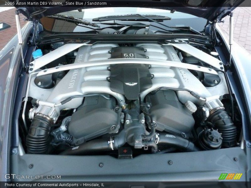  2006 DB9 Volante Engine - 6.0 Liter DOHC 48 Valve V12