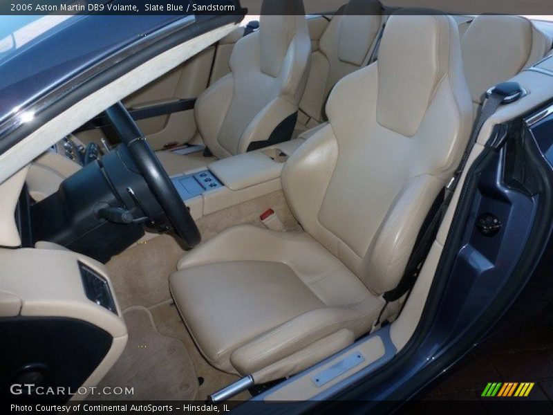 Front Seat of 2006 DB9 Volante