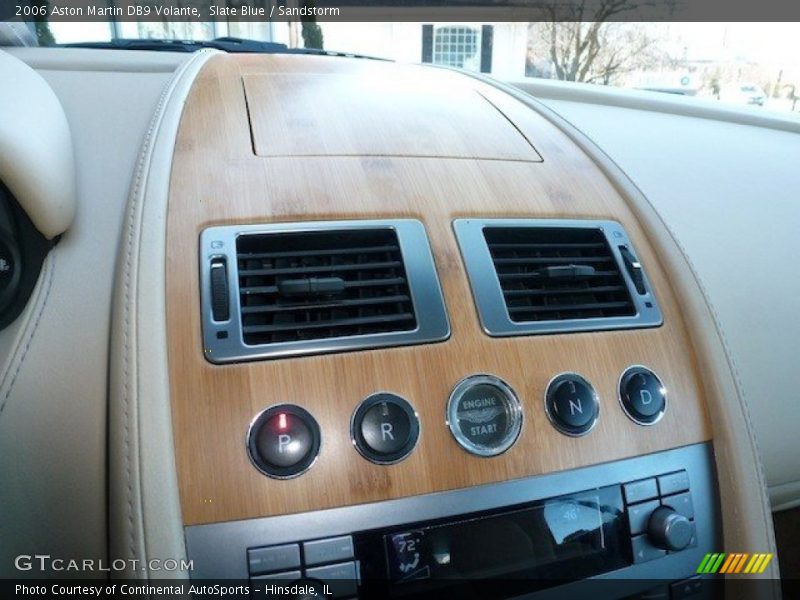 Controls of 2006 DB9 Volante