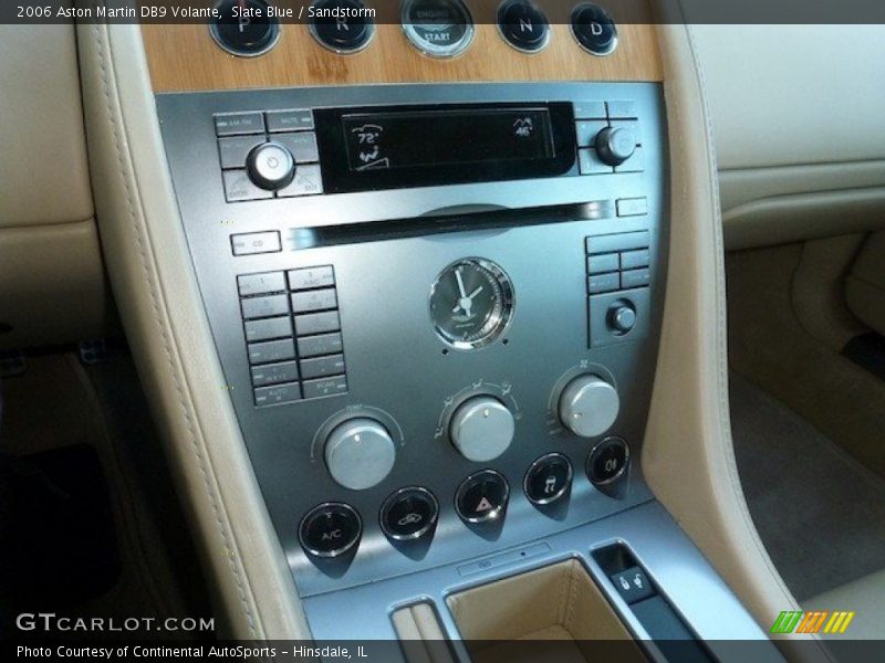 Controls of 2006 DB9 Volante