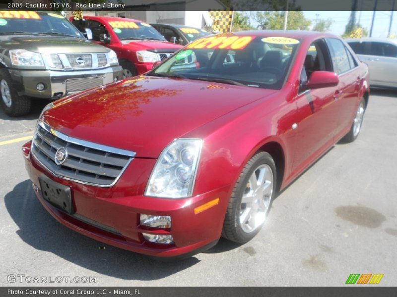 Red Line / Ebony 2005 Cadillac STS V6