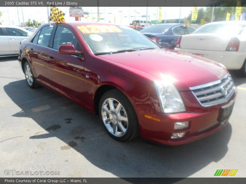 Red Line / Ebony 2005 Cadillac STS V6