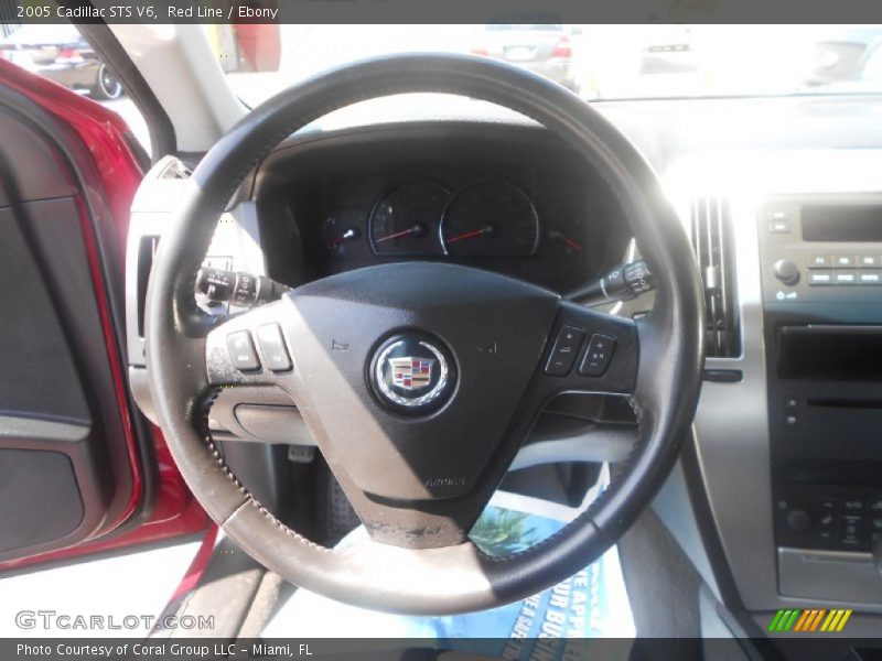 Red Line / Ebony 2005 Cadillac STS V6