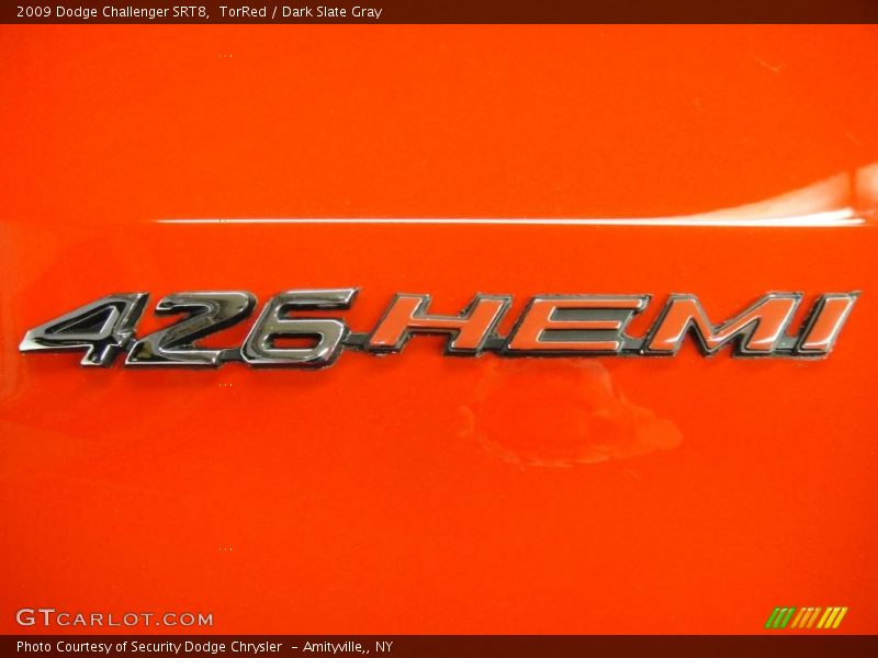 TorRed / Dark Slate Gray 2009 Dodge Challenger SRT8