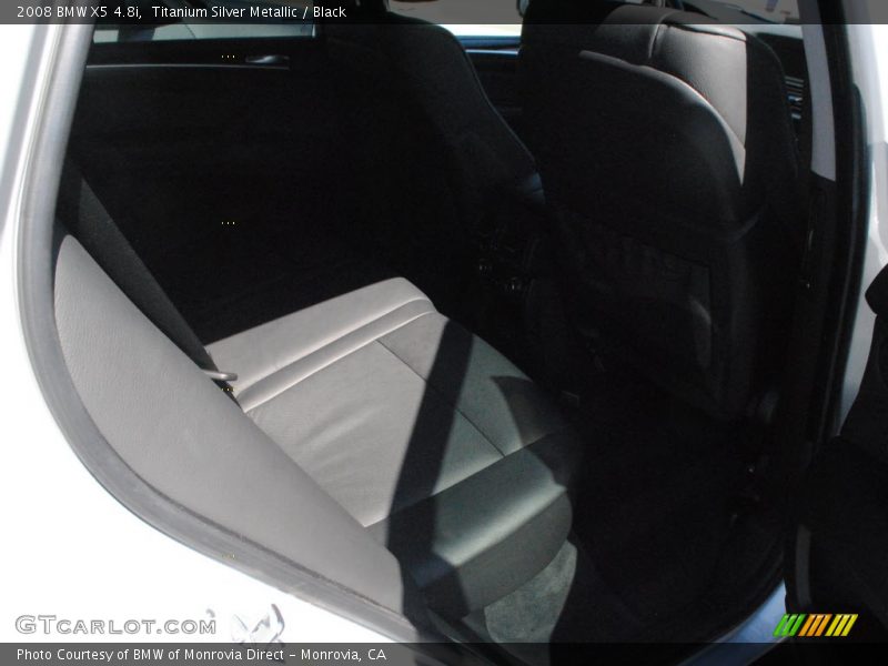 Titanium Silver Metallic / Black 2008 BMW X5 4.8i