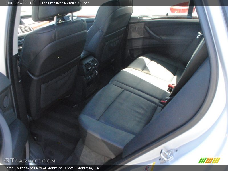 Titanium Silver Metallic / Black 2008 BMW X5 4.8i
