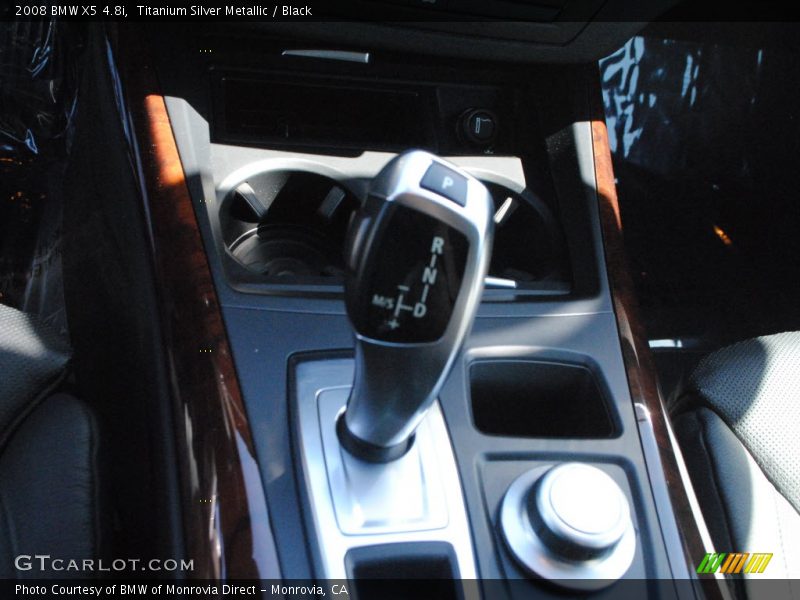 Titanium Silver Metallic / Black 2008 BMW X5 4.8i