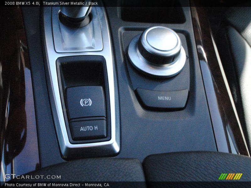 Titanium Silver Metallic / Black 2008 BMW X5 4.8i
