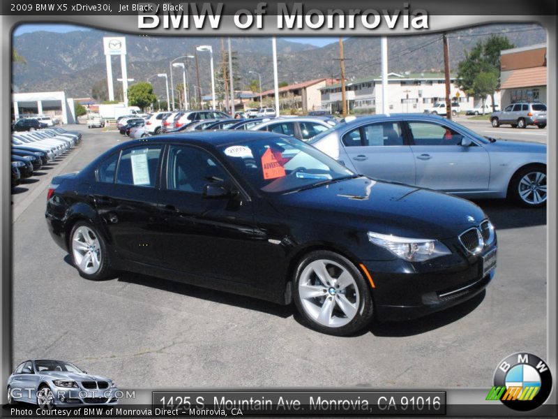 Jet Black / Black 2009 BMW X5 xDrive30i