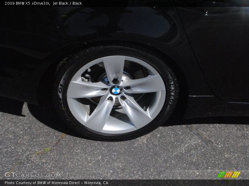 Jet Black / Black 2009 BMW X5 xDrive30i