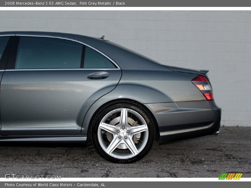 Flint Grey Metallic / Black 2008 Mercedes-Benz S 63 AMG Sedan