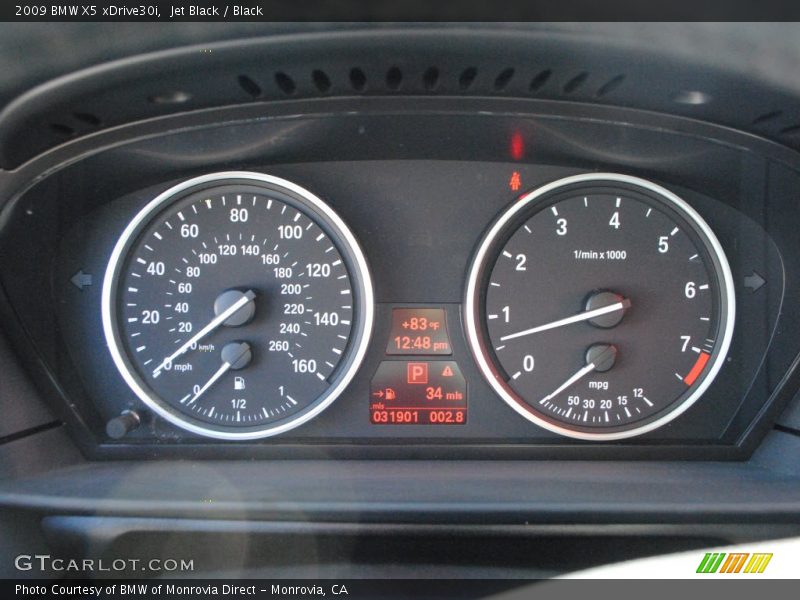 Jet Black / Black 2009 BMW X5 xDrive30i