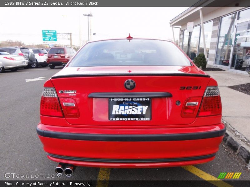 Bright Red / Black 1999 BMW 3 Series 323i Sedan
