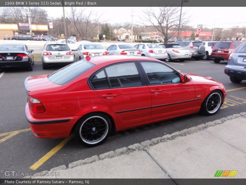 Bright Red / Black 1999 BMW 3 Series 323i Sedan