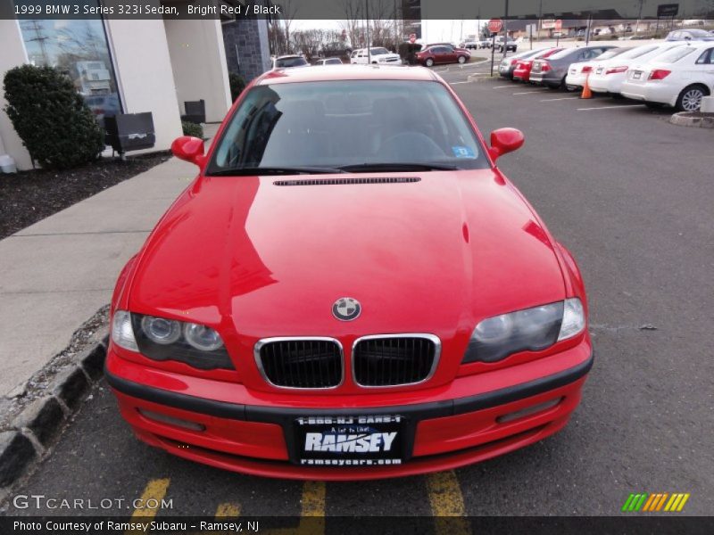 Bright Red / Black 1999 BMW 3 Series 323i Sedan