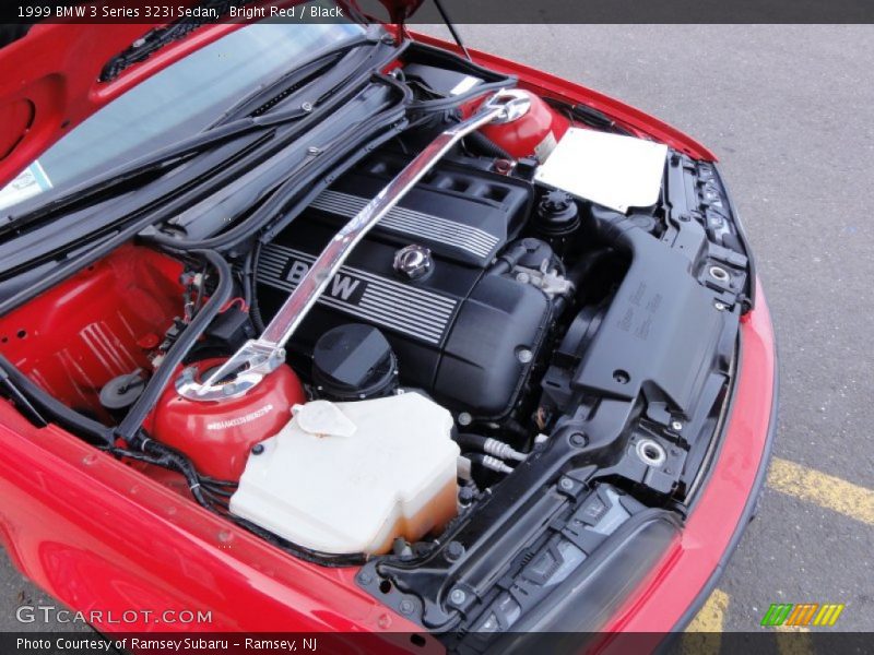 Bright Red / Black 1999 BMW 3 Series 323i Sedan