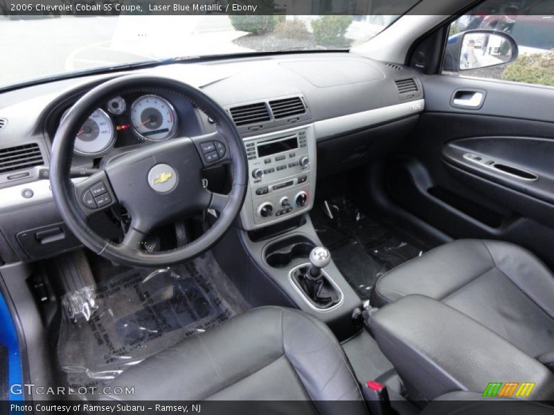 Ebony Interior - 2006 Cobalt SS Coupe 